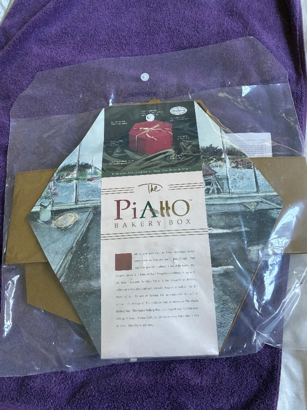 New Piato Bakery Box